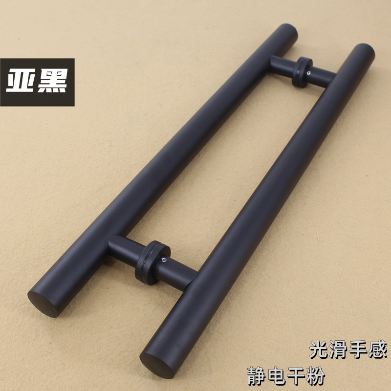 加厚玫瑰钛金玻璃门咖啡色大拉手灰色中式亚黑圆管木门大门长把手,淘宝优惠券,粉丝福利购,淘宝优惠卷