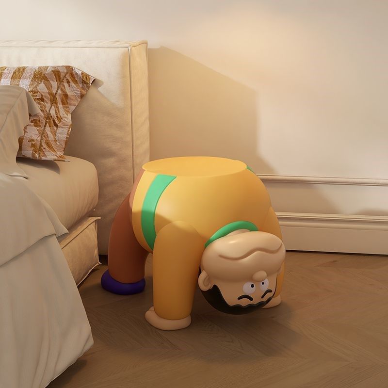 可爱创意入户门玄关胖虎换鞋凳大型落地摆件客厅家用网红软装饰品,淘宝优惠券,粉丝福利购,淘宝优惠卷