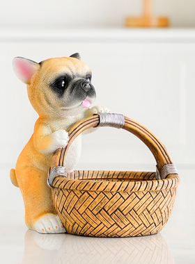 入户玄关收纳摆件美式家居饰品客厅装饰门口鞋柜上放钥匙小摆设