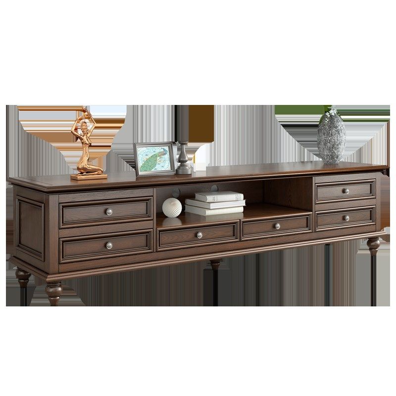 巴彼伦美式全实木电视柜乡村小户型白蜡木客厅茶几电视柜组合家具,淘宝优惠券,粉丝福利购,淘宝优惠卷