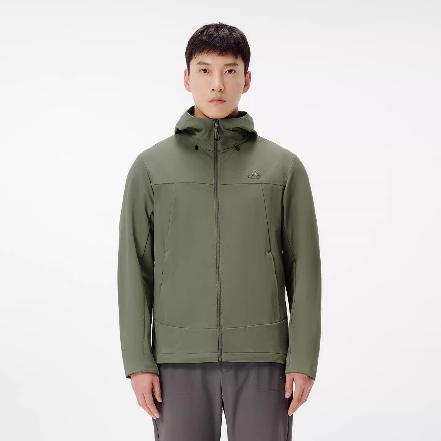 伯希和户外软壳衣男新款亲肤透气运动外套高弹耐磨登山服夹克上衣