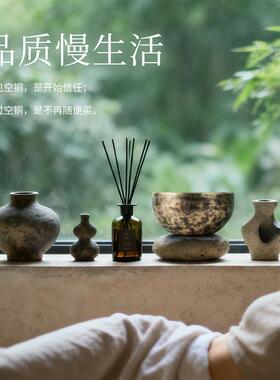 尼泊尔手工满月颂钵铜钵 音疗冥想瑜伽用 桌面摆设中式风格