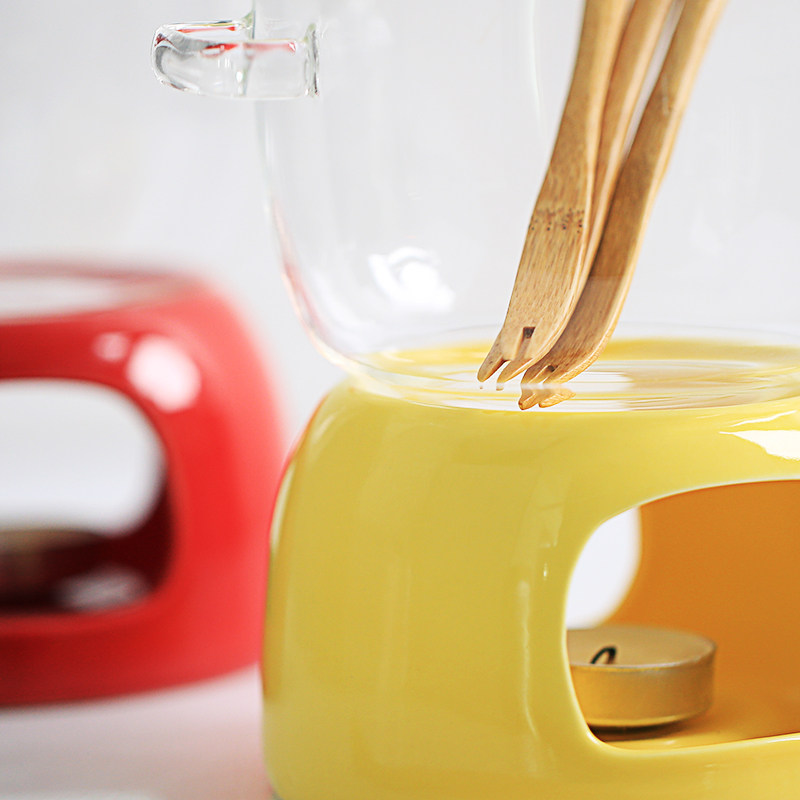 非非家用巧克力火锅芝士火锅玻璃小火锅陶瓷蜡烛加热下午茶甜品锅,淘宝优惠券,粉丝福利购,淘宝优惠卷