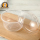Baking packaging round blister box biscuit pastry bread muffin small cake bowl transparent packaging box 100 sets