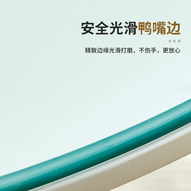 圆桌钢化玻璃桌面转盘茶几餐桌圆形玻璃片定制酒店大圆桌家用台面,淘宝优惠券,粉丝福利购,淘宝优惠卷