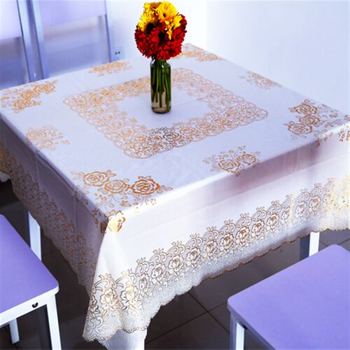 PVC桌布正方形防水防油免洗 茶几垫八仙桌台布餐桌布四方桌麻将桌 - 图2