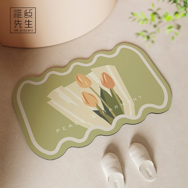 JOJOS L. PD.杂货先生.硅藻泥吸水地垫卫生间浴室垫防滑  欣随,淘宝优惠券,粉丝福利购,淘宝优惠卷