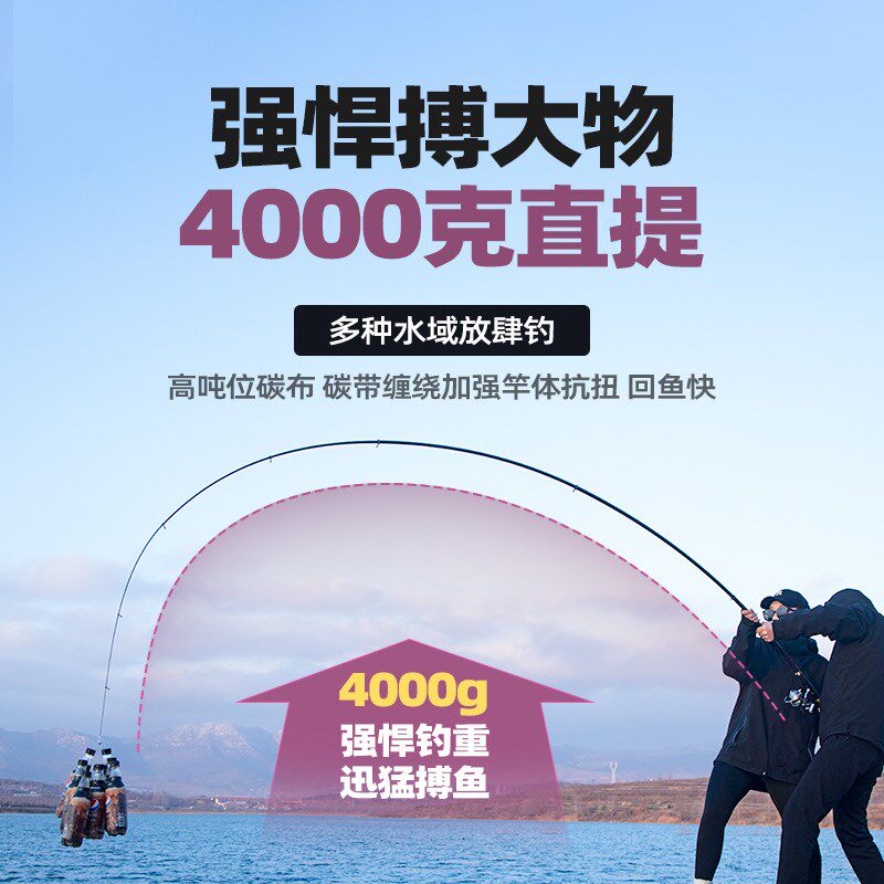 北风狼王路滑大导环矶竿路滑竿矶钓竿碳素超硬超轻远投滑漂竿长节,淘宝优惠券,粉丝福利购,淘宝优惠卷