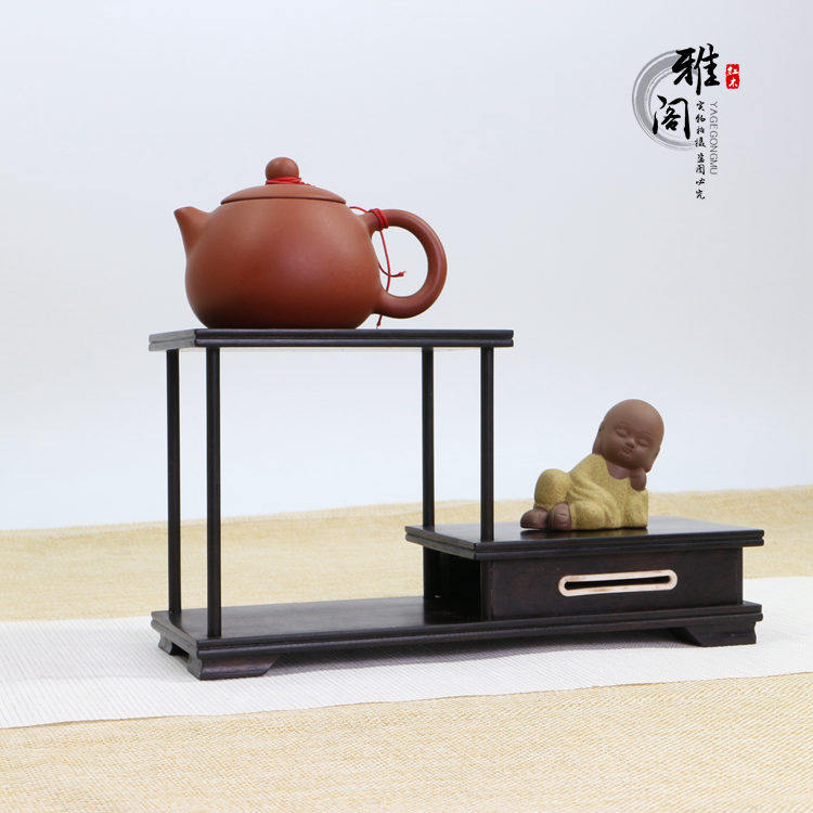 实木茶壶奇石摆件多宝阁紫光檀中式展示架博古架文玩玉器茶杯摆台,淘宝优惠券,粉丝福利购,淘宝优惠卷