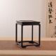 Rosewood purple sandalwood Chinese style miniature bonsai vase antique jade small square table teapot ornament base solid wood holder