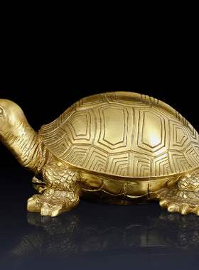 纯铜乌龟摆件大号铜乌龟家居装饰品摆件大乌龟长寿礼品铜龟工艺品
