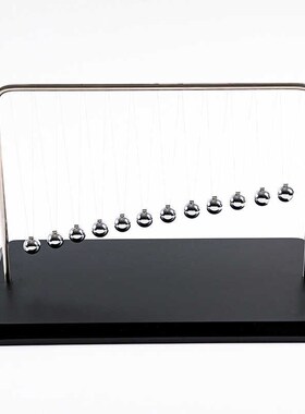 物理单摆波桌面摆件蛇形摆牛顿摆球黑科技创意12摆力球书桌动态