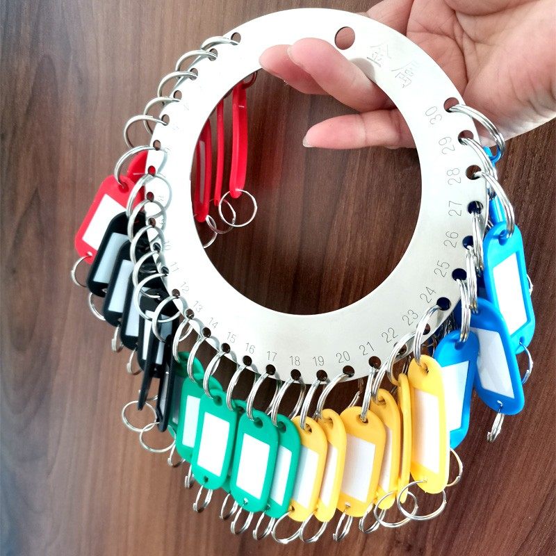 增强新款加厚不锈钢盘板链圈钥匙腰扣牌多款可选收纳管理物流仓,淘宝优惠券,粉丝福利购,淘宝优惠卷