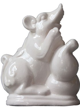 陶瓷十二12生肖摆件工艺品家居装饰品鼠牛虎兔龙蛇马羊猴鸡狗猪