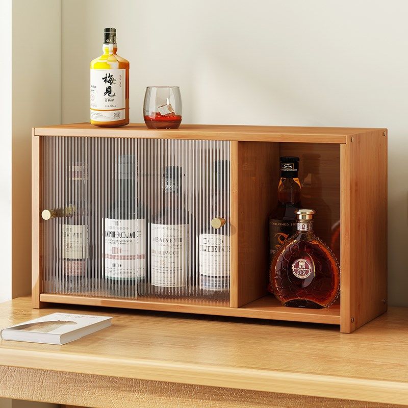 酒柜展示柜桌面小型防尘杯架置物架家用非实木靠墙酒架子2024新款,淘宝优惠券,粉丝福利购,淘宝优惠卷