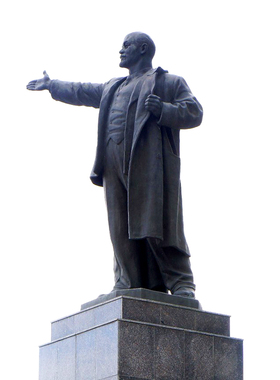 定制玻璃钢户外大型人物雕塑园林景观真人像列宁塑像城市广场摆件