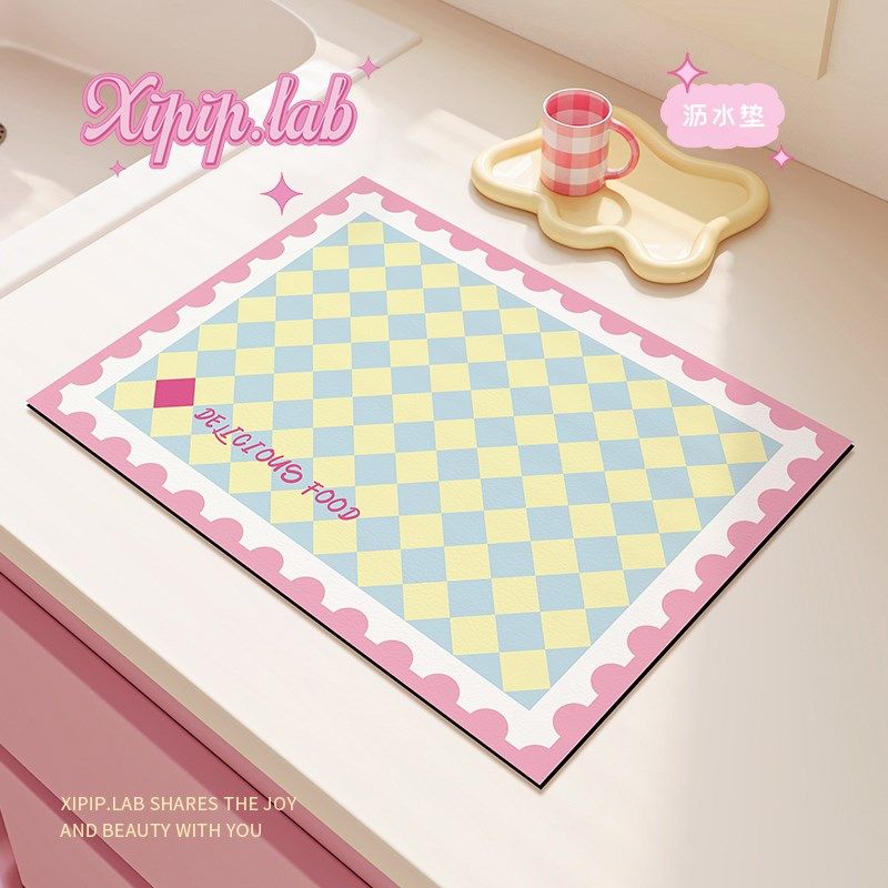 xipiplab厨房台面沥水垫硅藻泥碗碟碗筷隔热茶盘杯垫吸水垫餐垫,淘宝优惠券,粉丝福利购,淘宝优惠卷