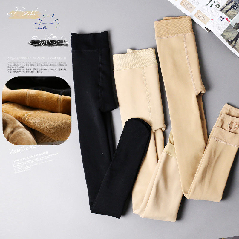 肉色加绒加厚连脚打底裤连裤袜子单层一体裤保暖踩脚大码春秋女款,淘宝优惠券,粉丝福利购,淘宝优惠卷