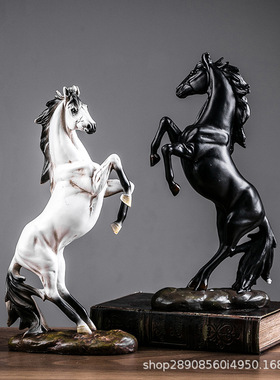 马到成功摆件家居乔迁开业礼品客厅办公室书房商务装饰工艺装饰品