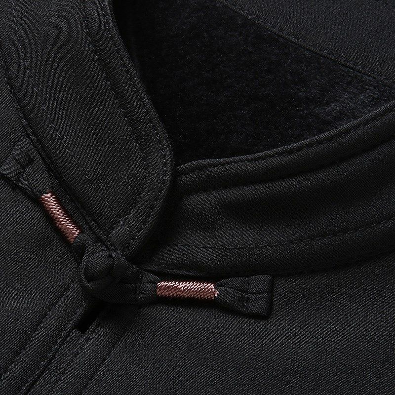 爸爸唐装外套秋冬中老年男装立领夹克加绒加厚老人棉衣中国风套装,淘宝优惠券,粉丝福利购,淘宝优惠卷