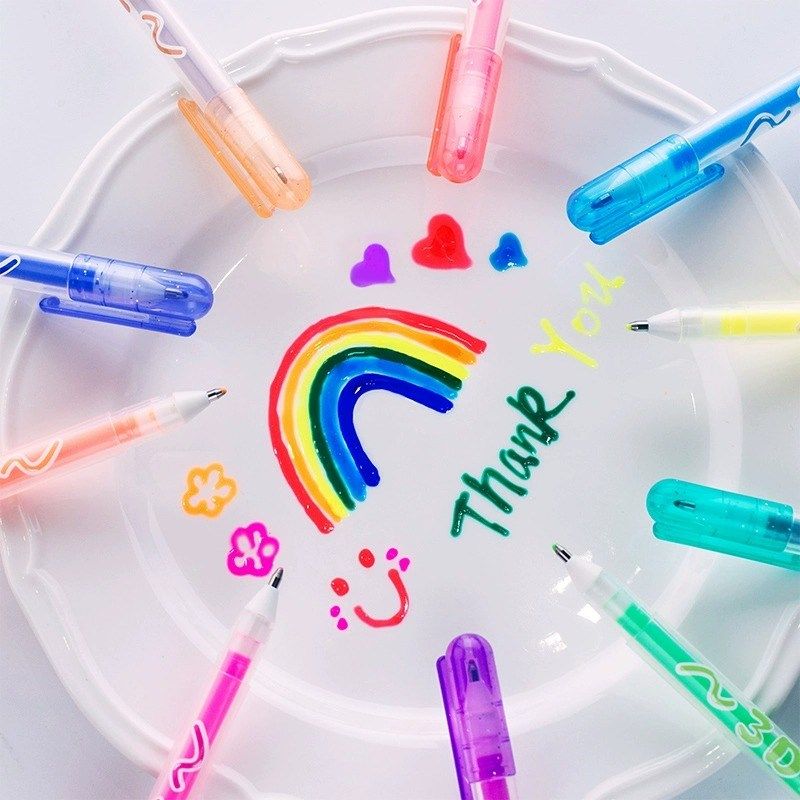3D立体果冻笔荧光标记笔变色闪光咕卡手帐学生专用记号笔少女心手,淘宝优惠券,粉丝福利购,淘宝优惠卷