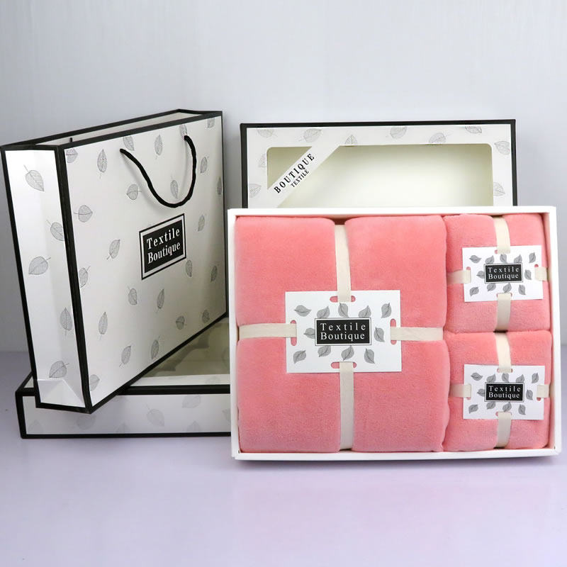 毛巾浴巾三件套礼盒礼品套装珊瑚绒可定制伴手礼家用婚庆结婚回礼,淘宝优惠券,粉丝福利购,淘宝优惠卷