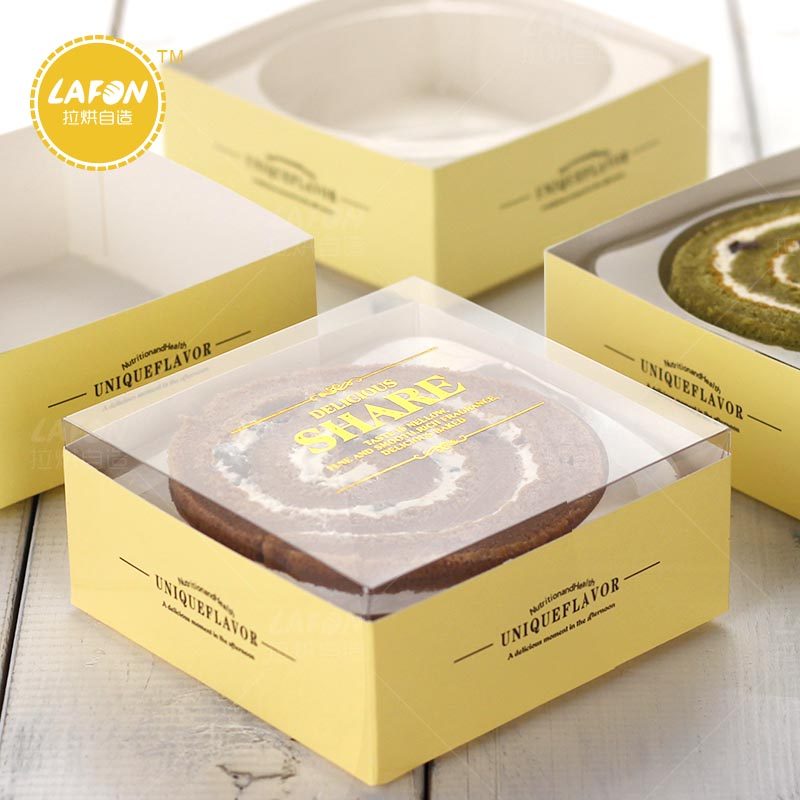 蛋糕卷盒子西点芝士蛋糕泡芙透明吸塑包装纸盒烘焙包装50套,淘宝优惠券,粉丝福利购,淘宝优惠卷