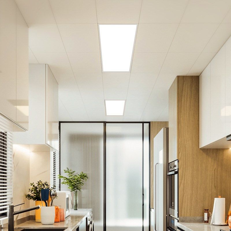 宜美照明集成吊顶led平板灯厨房卫生间吸顶灯天花嵌入式铝扣面板,淘宝优惠券,粉丝福利购,淘宝优惠卷