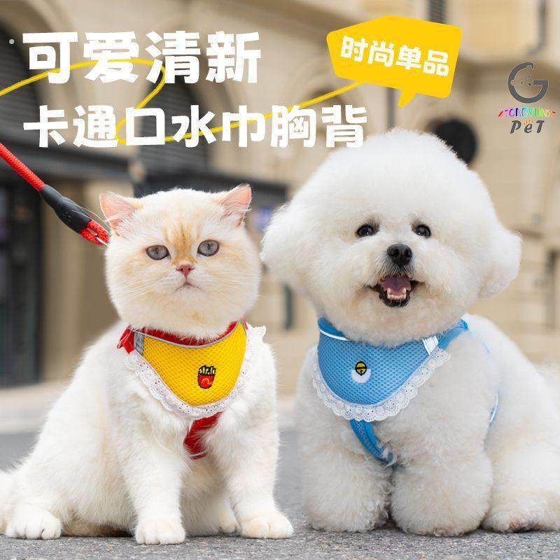 猫咪牵引绳防挣脱遛猫牵引绳可爱猫咪口水巾胸背带外出专用遛猫绳,淘宝优惠券,粉丝福利购,淘宝优惠卷