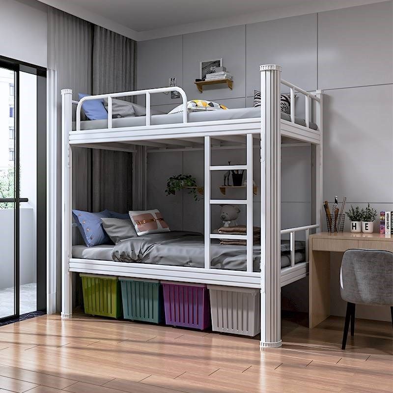 高低床铁艺床上下铺两层员工宿舍床双层学生公寓床铁架.床双人铁,淘宝优惠券,粉丝福利购,淘宝优惠卷