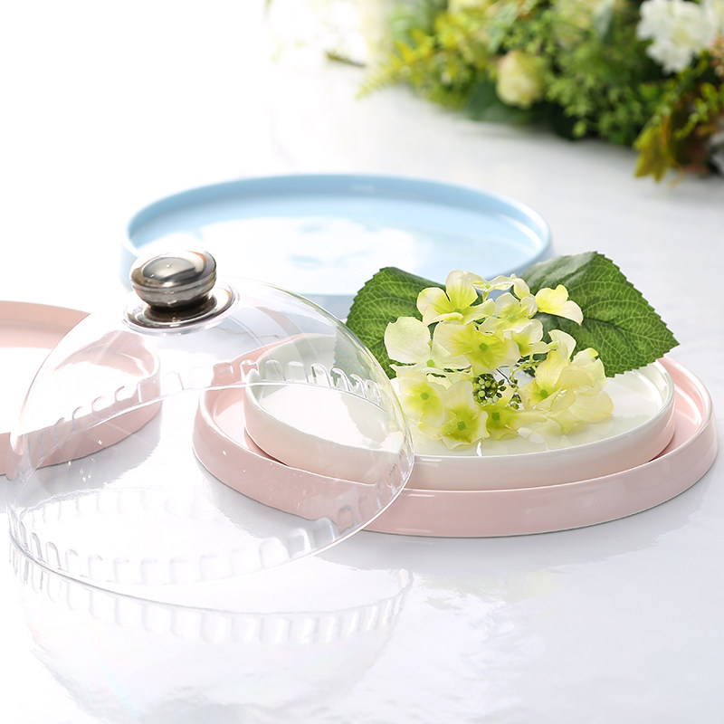 试吃盘甜品盘带盖玻璃蛋糕罩蛋糕台展示托盘欧式茶点盘陶瓷水果盘,淘宝优惠券,粉丝福利购,淘宝优惠卷