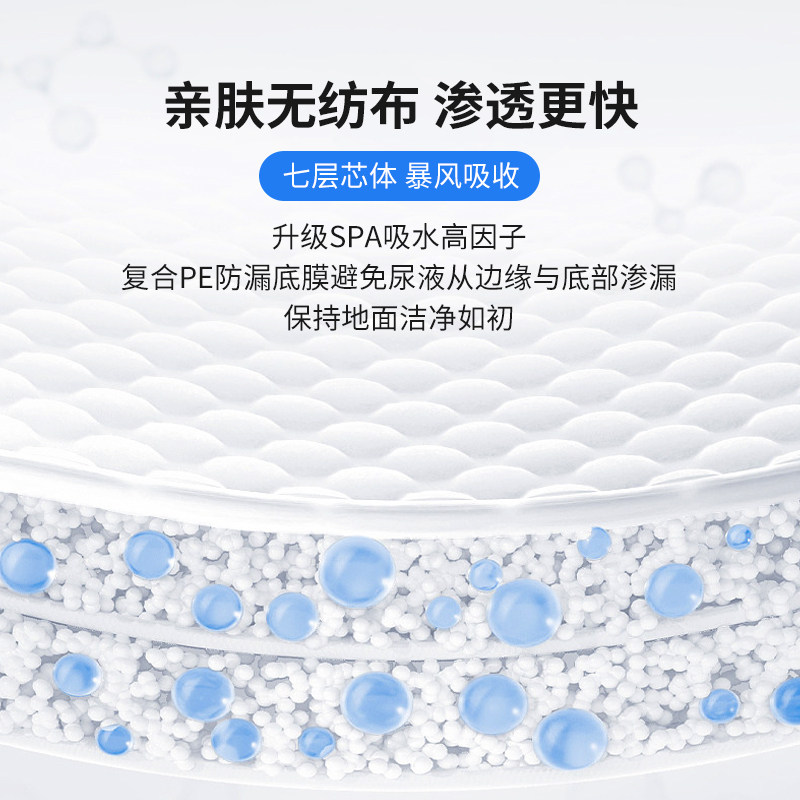小壹靶心狗狗诱导尿垫可粘贴尿片护理隔尿垫加厚吸水训导宠物尿垫,淘宝优惠券,粉丝福利购,淘宝优惠卷
