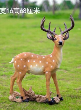 售楼部家里。梅花鹿卧室阳台景区摆件品摆设工艺品别墅装饰品开业