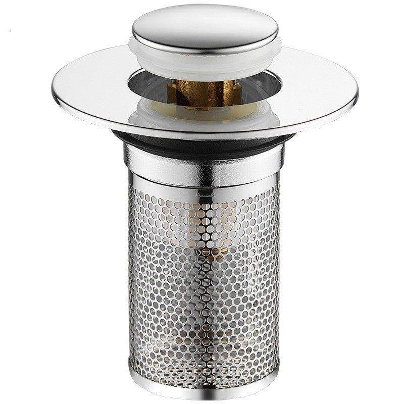 洗手盆漏水塞子洗脸盆面盆下水器过滤网台盆通用按U压式弹跳芯配,淘宝优惠券,粉丝福利购,淘宝优惠卷