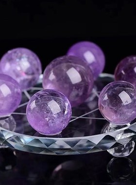 七星阵水晶摆件天然原石黄紫白粉水晶球家居装饰摆件玄关客厅卧室