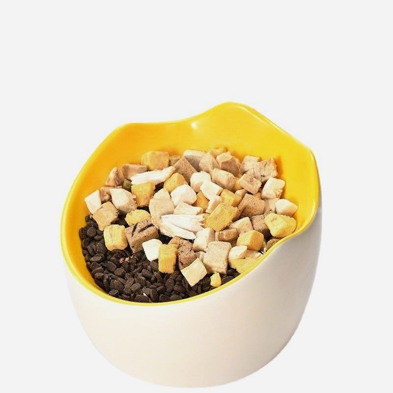 yee猫碗斜口护颈防打翻防黑下巴创意可爱宠物喝水易清洗陶瓷猫碗,淘宝优惠券,粉丝福利购,淘宝优惠卷