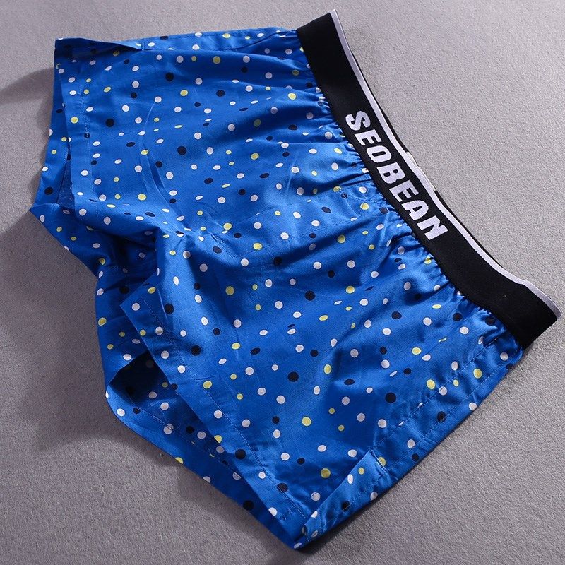 简约优雅纯棉男士家居裤防走光阿罗裤舒适睡裤短裤青年平角裤内裤,淘宝优惠券,粉丝福利购,淘宝优惠卷