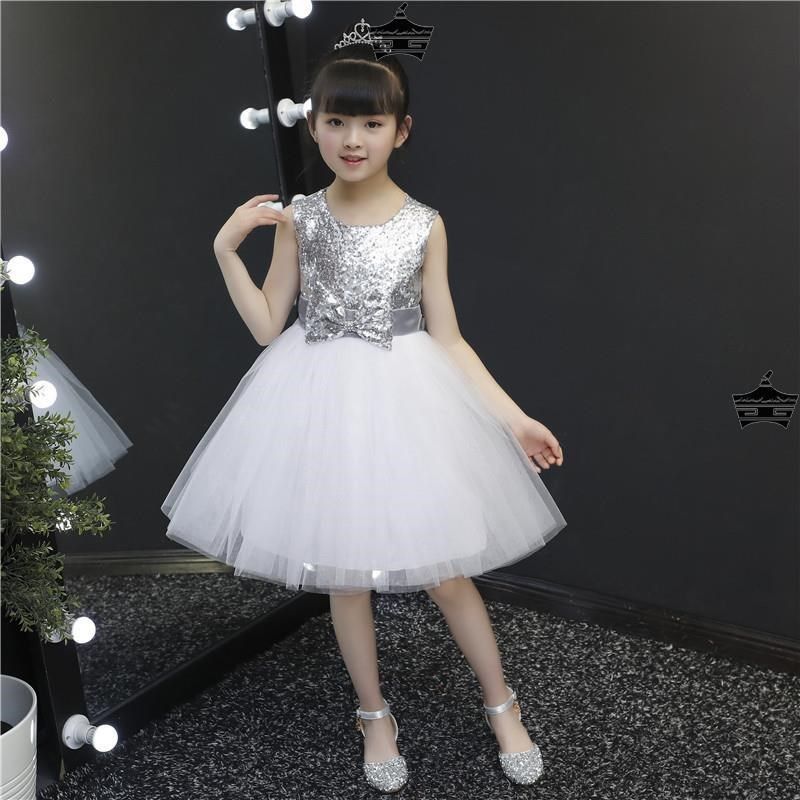 新款白色亮片儿童演出服合唱男孩小礼服衬衫短袖英伦风女孩公主裙,淘宝优惠券,粉丝福利购,淘宝优惠卷