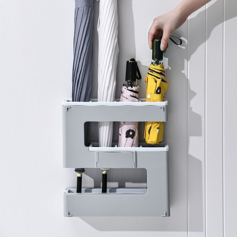 雨伞收纳架挂墙门口家用小伞桶沥水架创意壁挂式架子免打孔雨具筒,淘宝优惠券,粉丝福利购,淘宝优惠卷