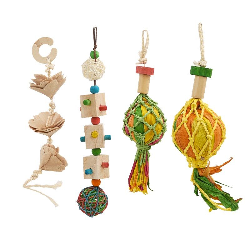 优嗖鹦鹉啃咬玩具藤球天然健康玉米叶木块挂串鸟笼造景解闷磨喙,淘宝优惠券,粉丝福利购,淘宝优惠卷
