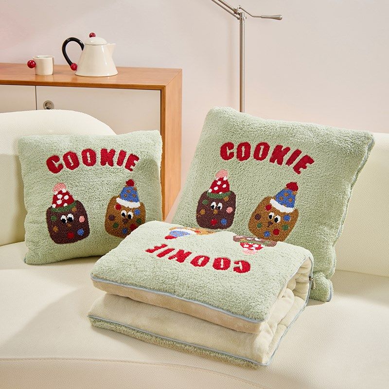 卡通加厚绒抱枕被子两用车载靠垫办公室午睡枕头毯二合一冬季新款,淘宝优惠券,粉丝福利购,淘宝优惠卷