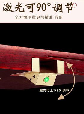 正品万福堂纯铜红木激光罗盘7寸8寸9寸高精度强磁专业激光罗经仪