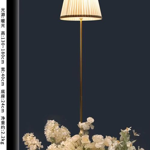婚庆道具法式灯罩发光台灯路引欧式水晶厅酒店婚礼堂韩式舞台摆件 - 图0