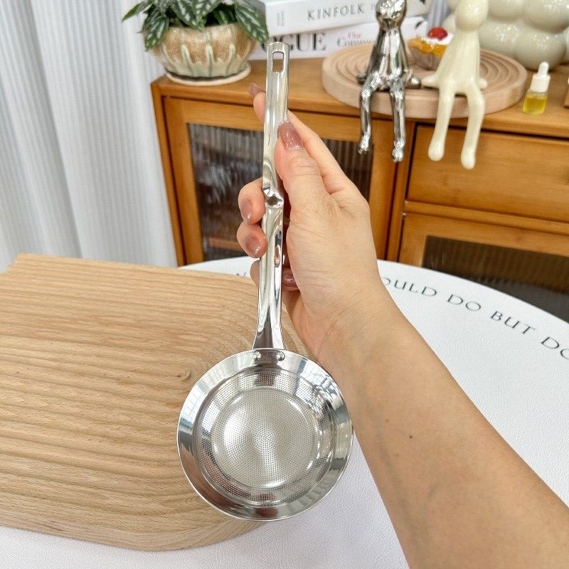 出口304不锈钢撇油滤油器去浮沫漏勺豆浆过滤网勺超密隔油勺,淘宝优惠券,粉丝福利购,淘宝优惠卷