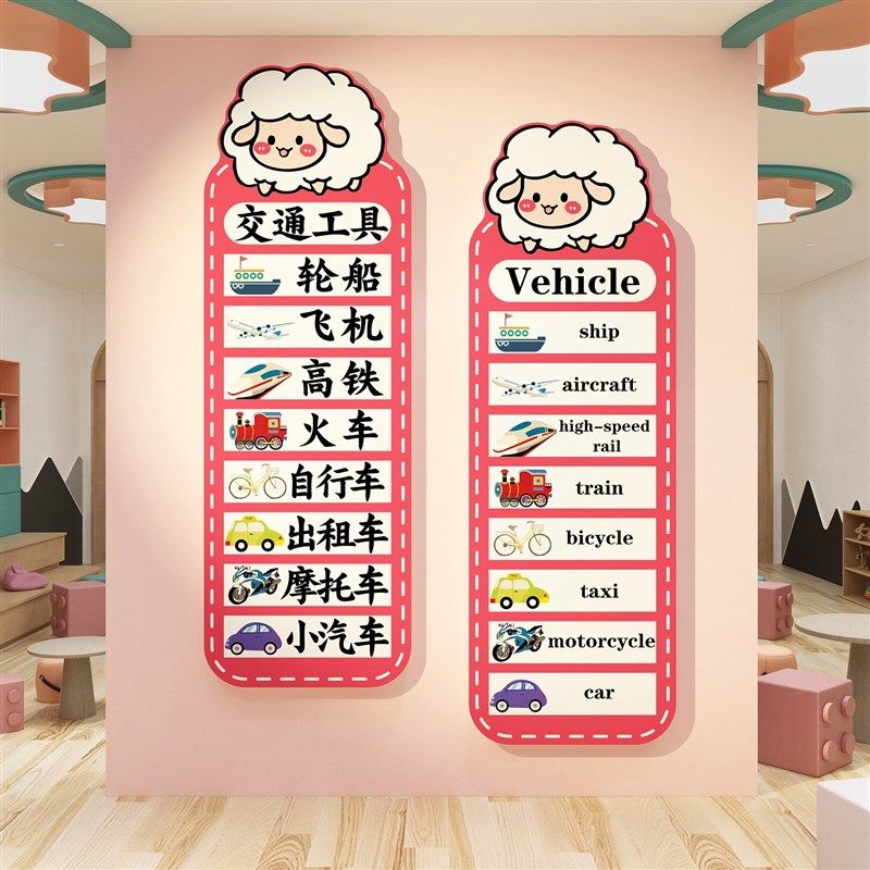 幼儿园墙面装饰环创主题成品绘本馆英语教室文化设计布置互动乐区,淘宝优惠券,粉丝福利购,淘宝优惠卷