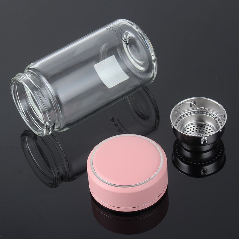 卧龙小水杯子迷你单层玻璃杯加厚女生可爱小茶杯带滤网便携小容量,淘宝优惠券,粉丝福利购,淘宝优惠卷