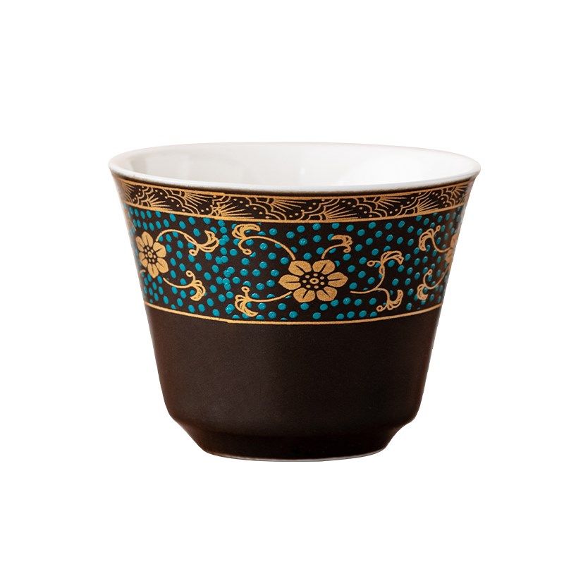 缠枝莲茶杯陶瓷功夫茶具主人杯暗香单杯家用茶盏品茗杯6个组合装,淘宝优惠券,粉丝福利购,淘宝优惠卷