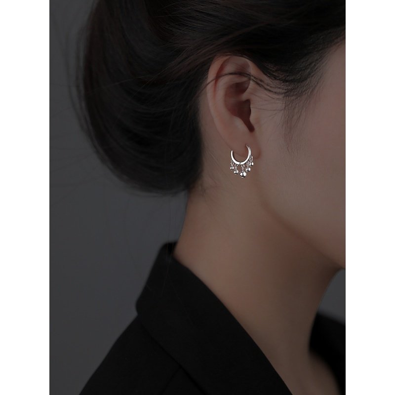 srrmhyn流苏耳扣女2023年新款小众夏季耳钉耳圈耳环耳饰,淘宝优惠券,粉丝福利购,淘宝优惠卷