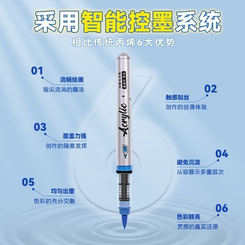 60色丙烯马克笔套装学生儿童美术绘画涂鸦水彩画笔48色36色,淘宝优惠券,粉丝福利购,淘宝优惠卷