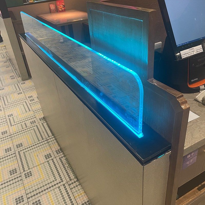 发光玻璃隔断办公室餐厅吧台铝合金屏风装饰灯带极简隔挡氛围灯,淘宝优惠券,粉丝福利购,淘宝优惠卷
